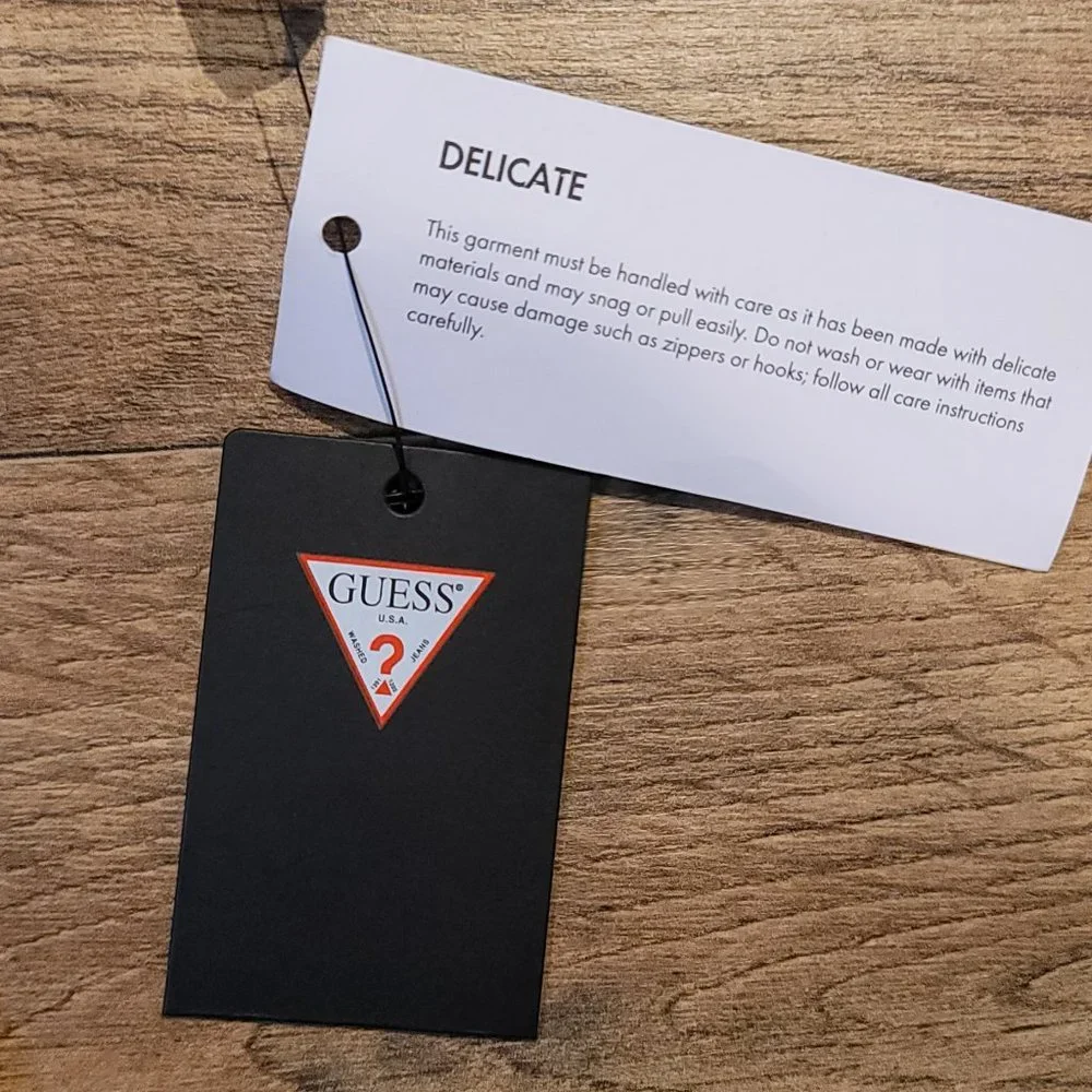 NWT Guess Women's Black and Silver Metallic Rouched Romper - Picture 4 of 8